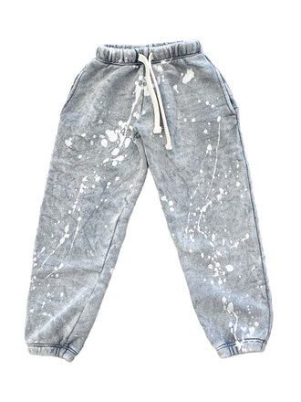 Californian Vintage Grey Paint Splatter Sweatpants Californian Vintage Grey Paint Splatter Sweatpants