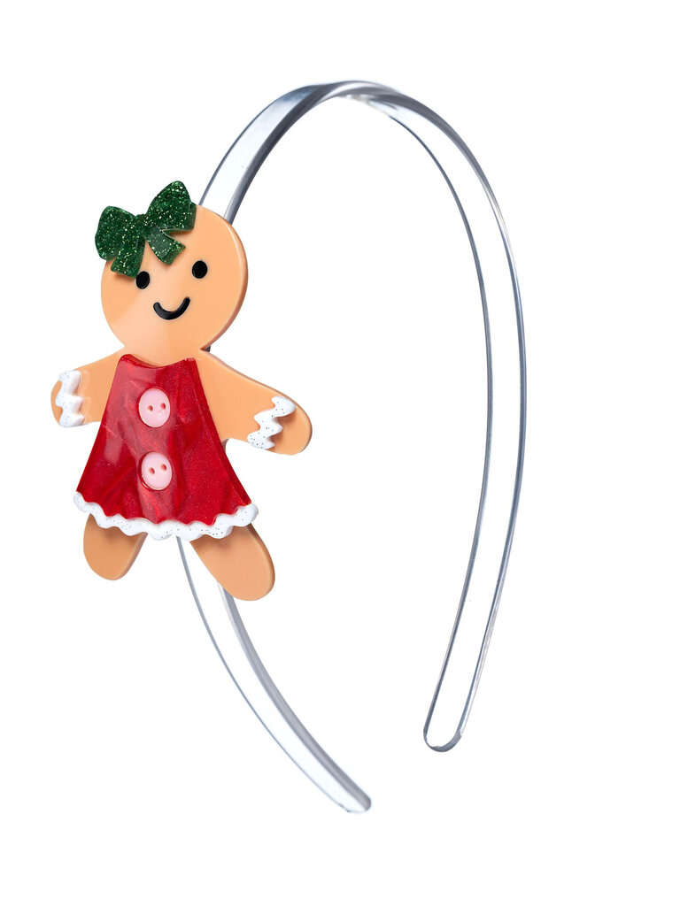 Lilies and Roses Gingerbread Girl Headband