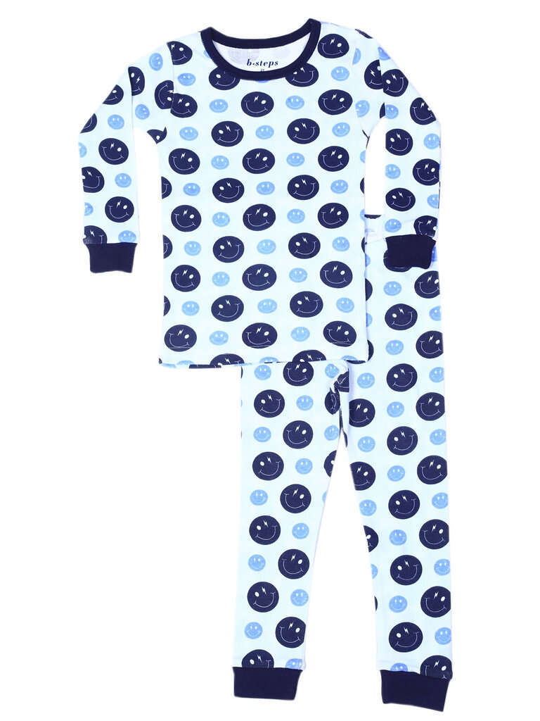 Baby Steps Blue Smiles Pajamas