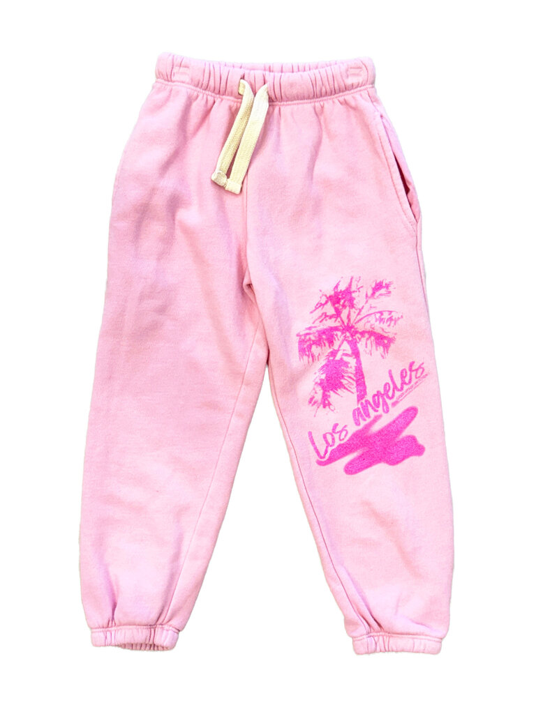 Californian Vintage Pink Palm Tree Sweatpants