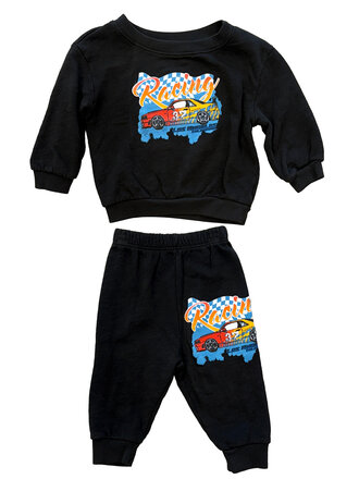 Californian Vintage Charcoal Racing Baby Set Californian Vintage Charcoal Racing Baby Set
