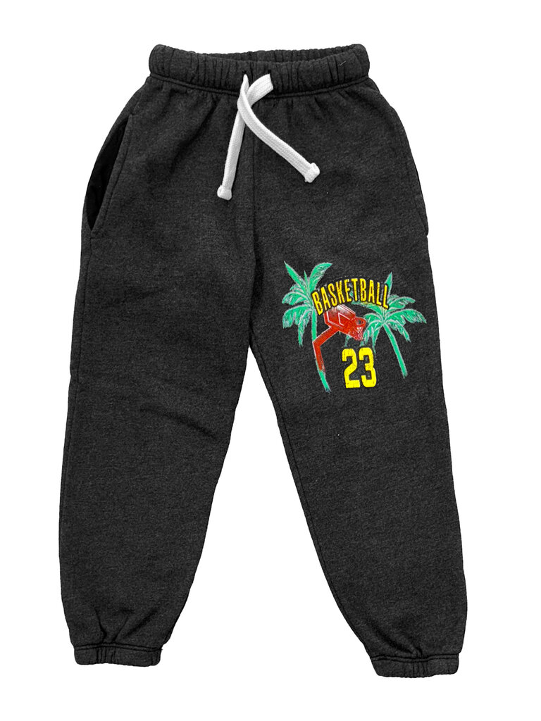 Californian Vintage Charcoal Basketball Sweatpants