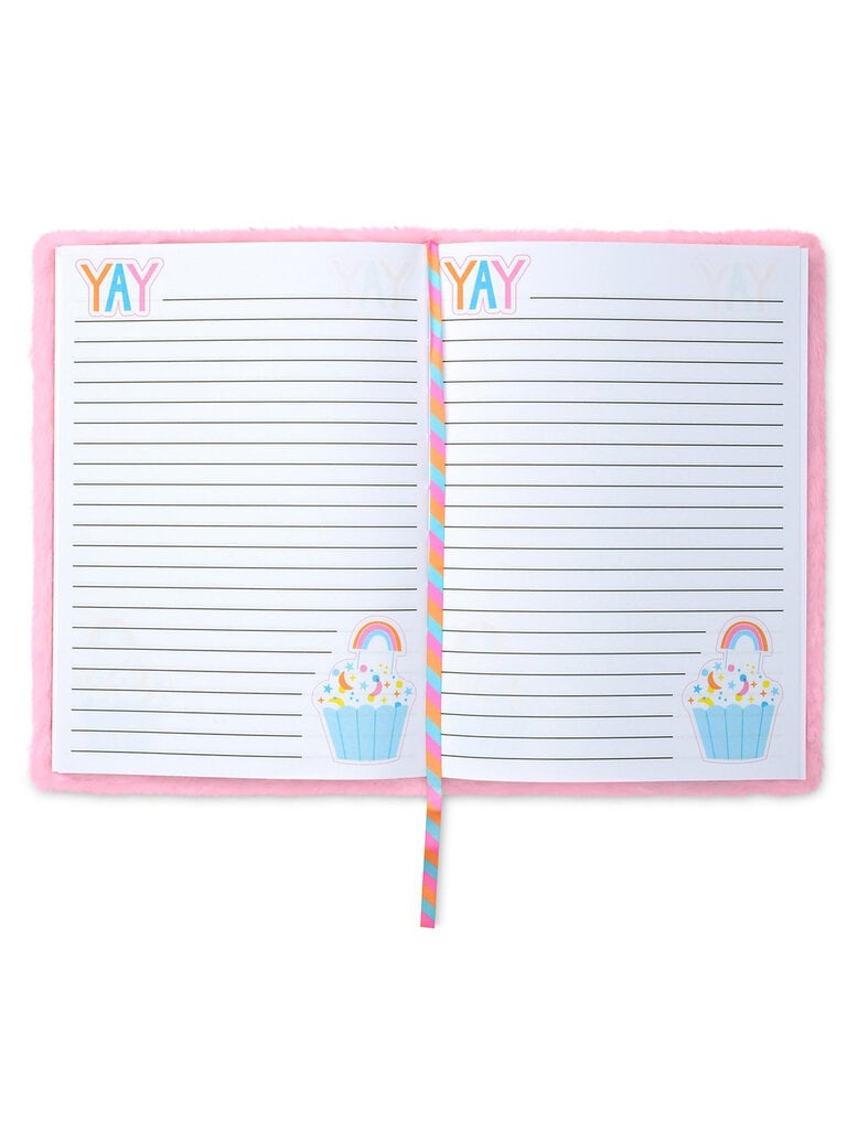Iscream Cupcake Rainbow Journal
