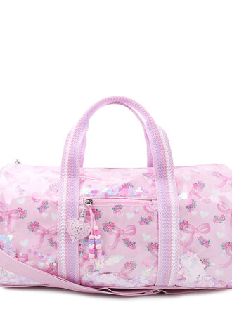 Confetti Floral Bow Duffle Bag