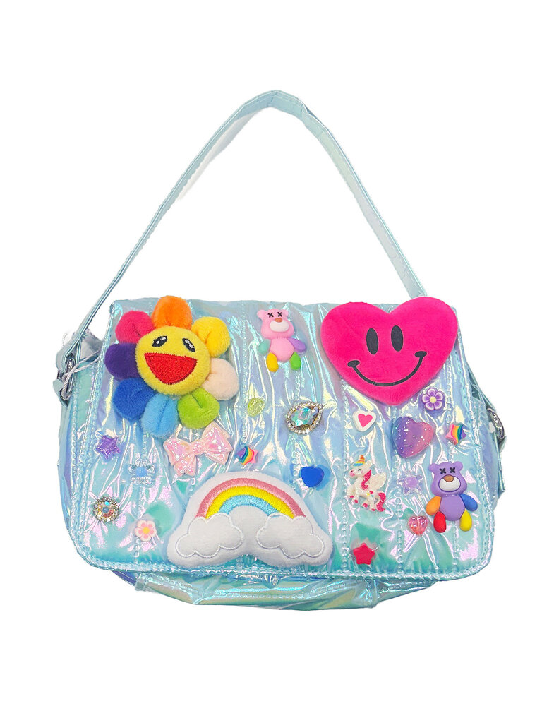Bari Lynn Charm Quilted Crossbody