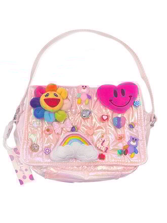 Bari Lynn Charm Quilted Crossbody