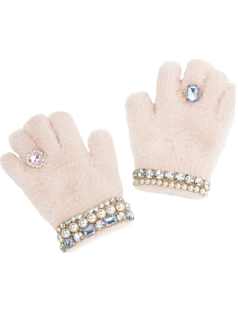 Super Smalls Cotton Candy Jeweled Gloves
