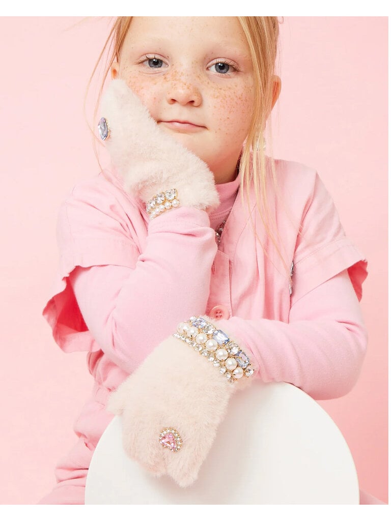 Super Smalls Cotton Candy Jeweled Gloves