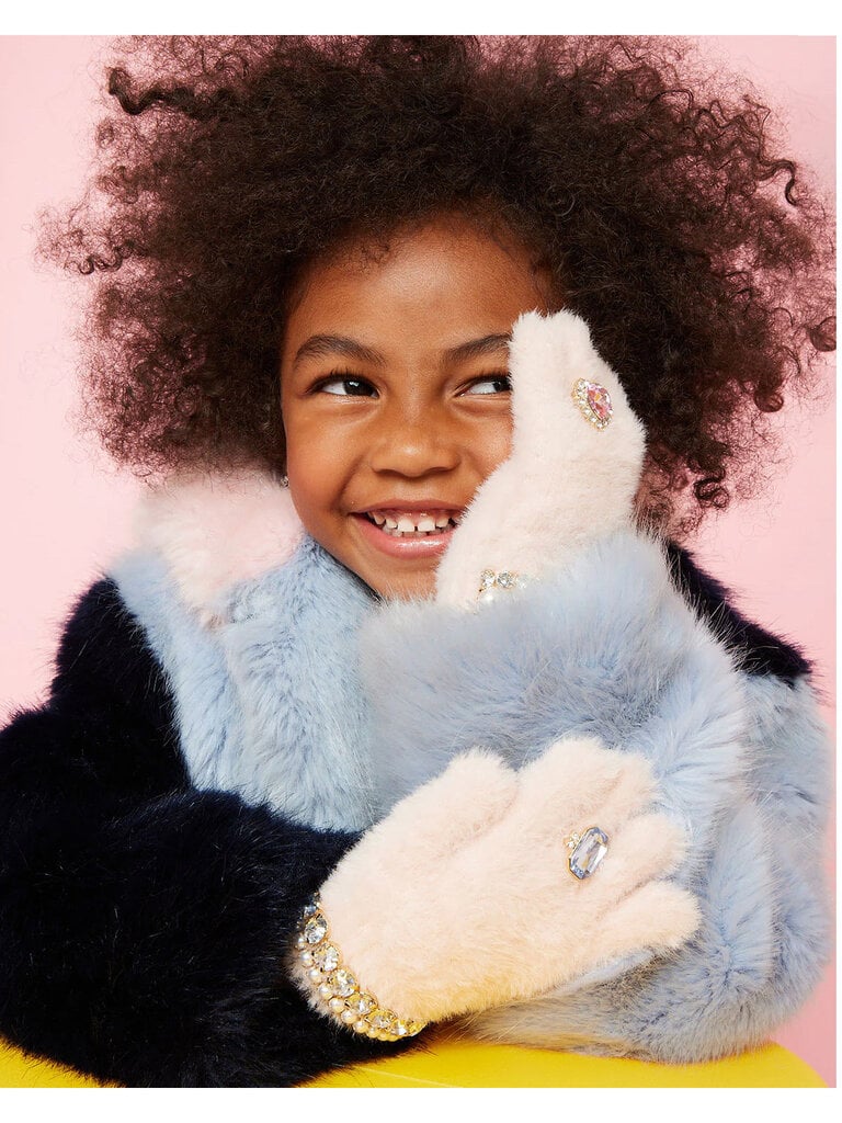 Super Smalls Cotton Candy Jeweled Gloves