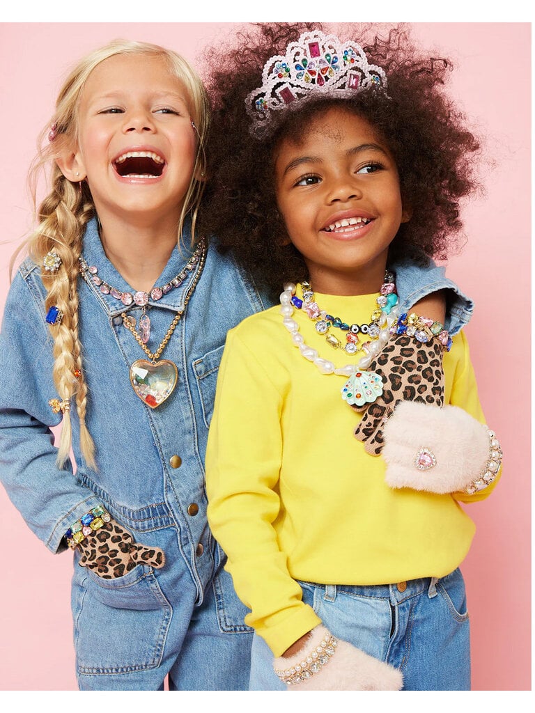 Super Smalls Cotton Candy Jeweled Gloves