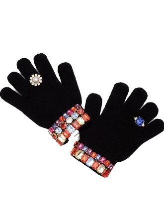Super Smalls Ice Skating Jeweled Gloves Super Smalls Ice Skating Jeweled Gloves
