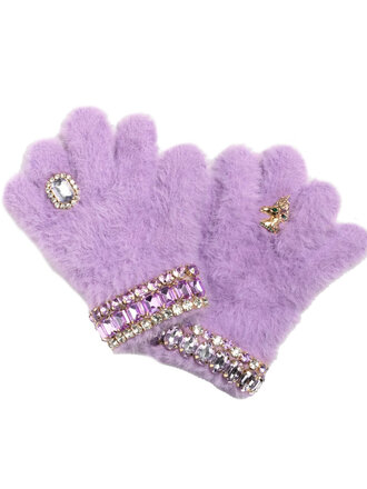 Super Smalls Lavender Dreams Jeweled Gloves Super Smalls Lavender Dreams Jeweled Gloves