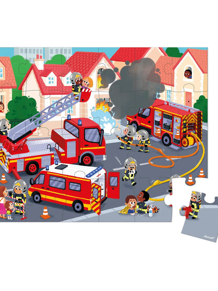 Janod Fireman Puzzle - 24 Pcs