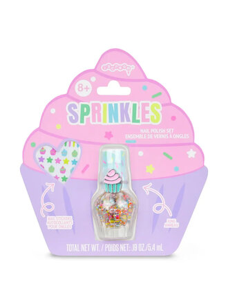 Iscream Sprinkles Nail Polish Ring Set