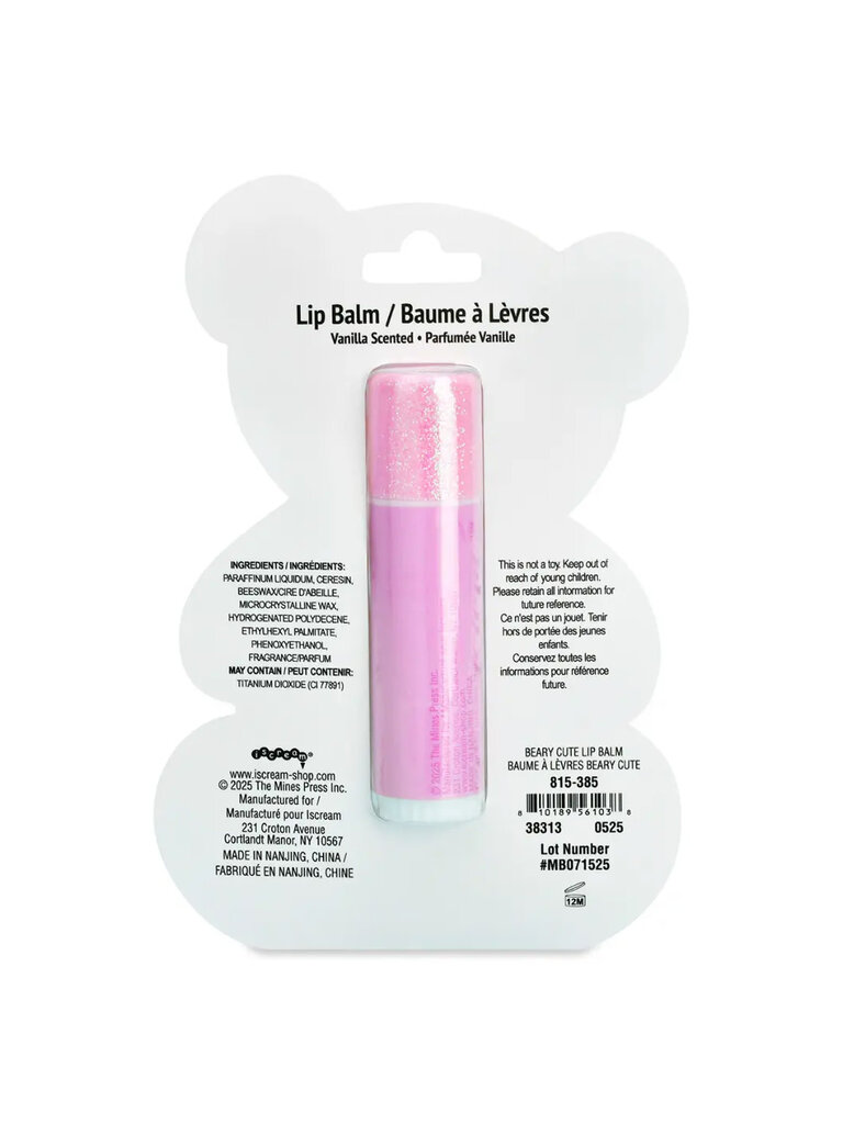 Iscream Beary Cute Lip Balm