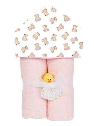 Baby Jar Deluxe Hooded Towel - Princess Teddy Baby Jar Deluxe Hooded Towel - Princess Teddy