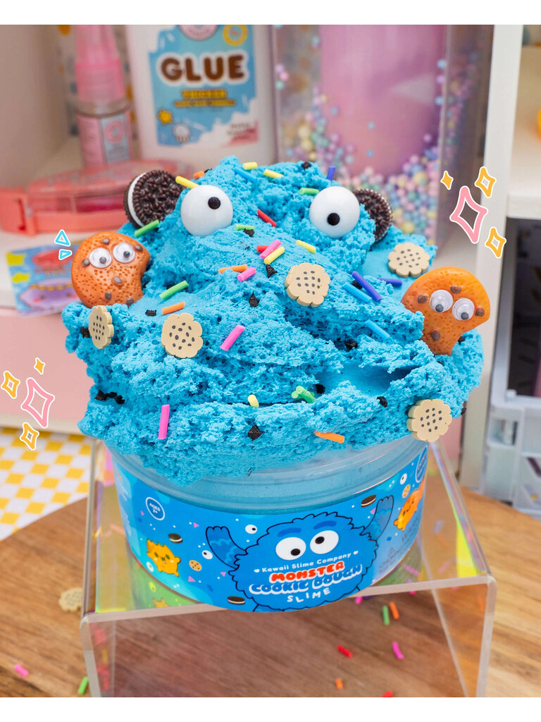 Kawaii Slime Monster Cookie Dough Slime