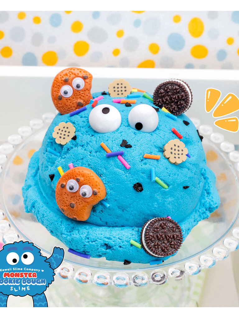 Kawaii Slime Monster Cookie Dough Slime