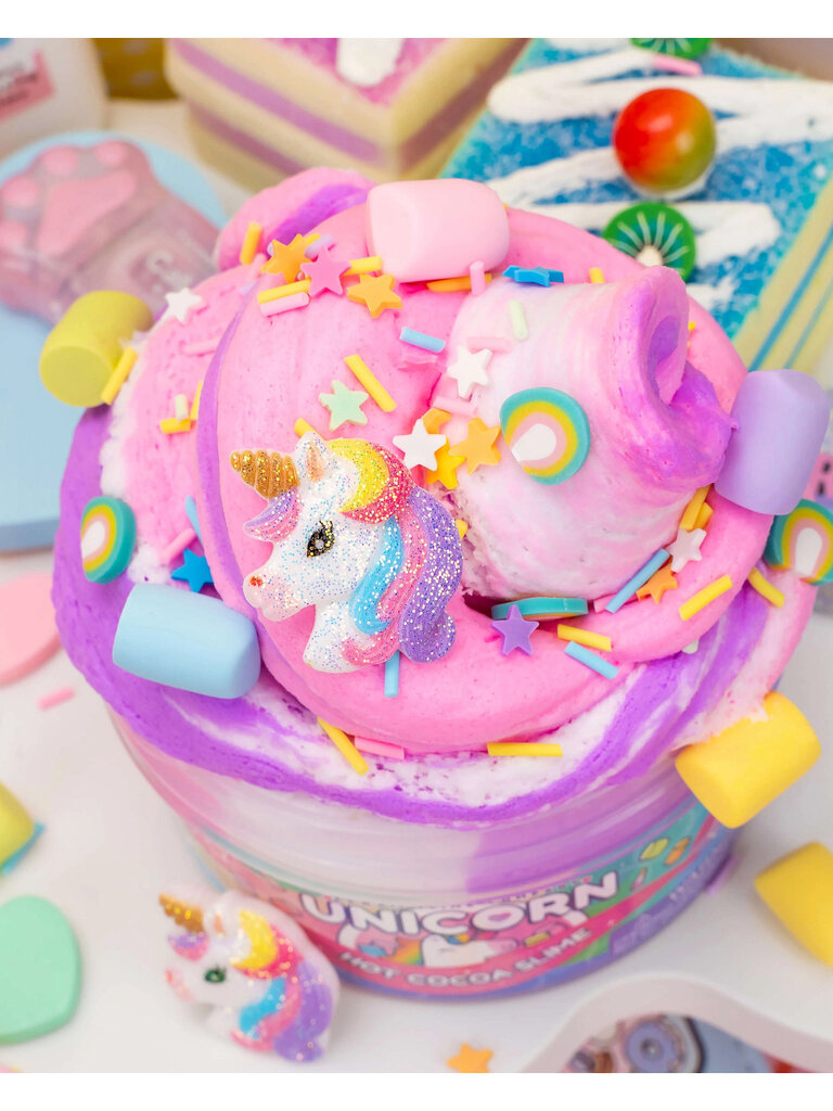 Kawaii Slime Unicorn Hot Cocoa Butter Slime