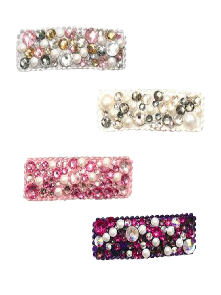 Bari Lynn Baby Multi Crystal Clips