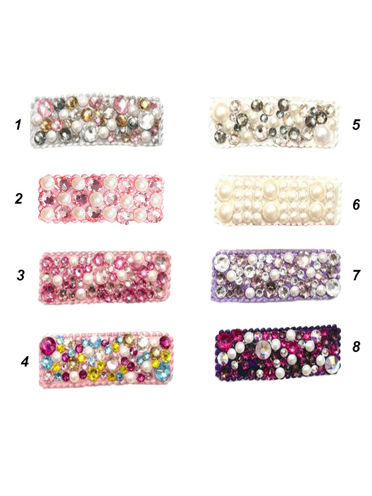 Bari Lynn Baby Multi Crystal Clips