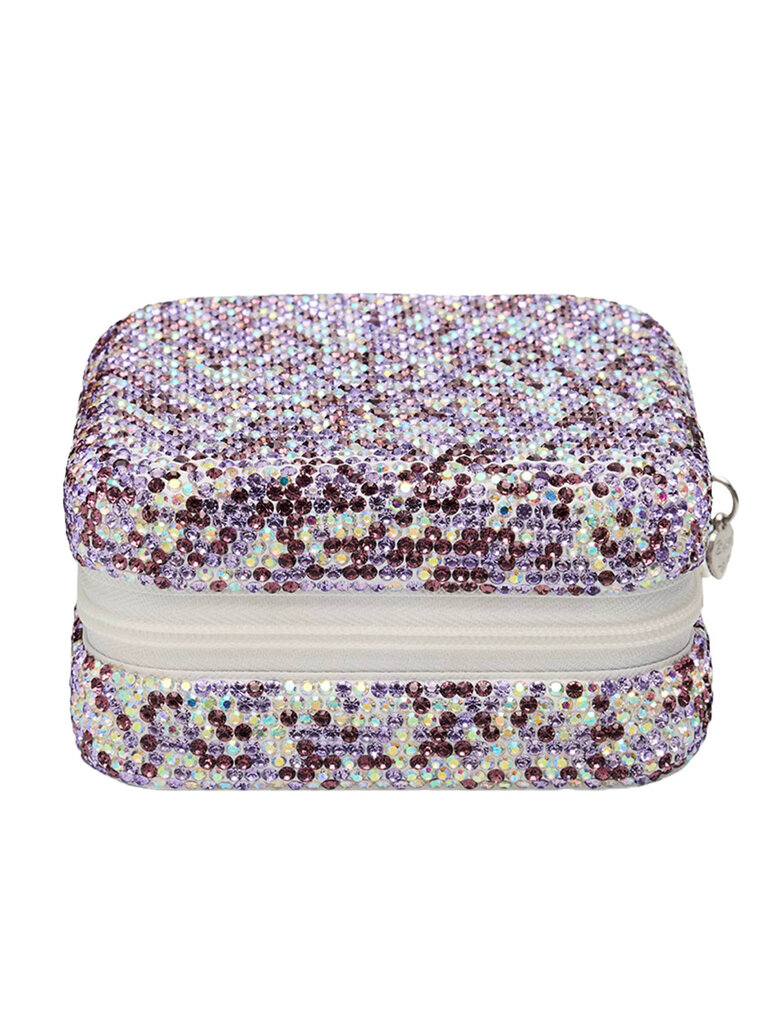 Bari Lynn Purple Crystal Jewelry Box Purple