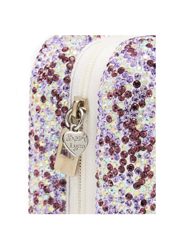 Bari Lynn Purple Crystal Jewelry Box Purple