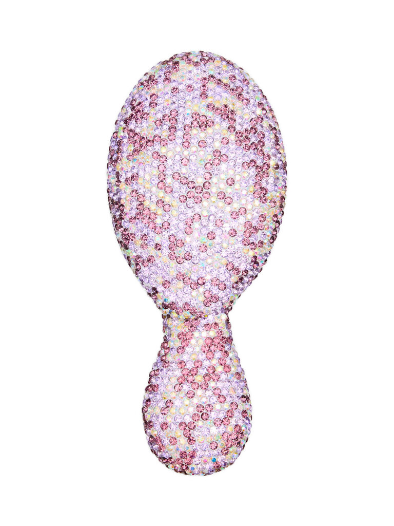 Bari Lynn Purple Crystal Embellished Brush