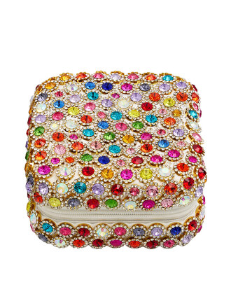 Bari Lynn Rainbow Crystal Jewelry Box