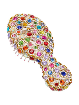 Bari Lynn Rainbow Crystal Brush