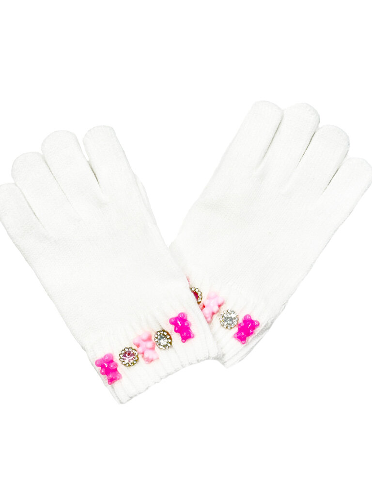 Bari Lynn Gummy Bear Jewel Gloves