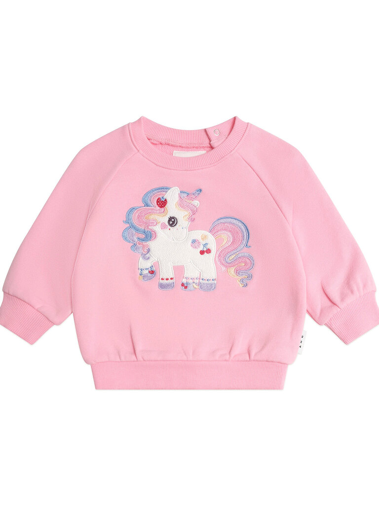 HUXBABY Tutti Frutti Unicorn Sweatshirt