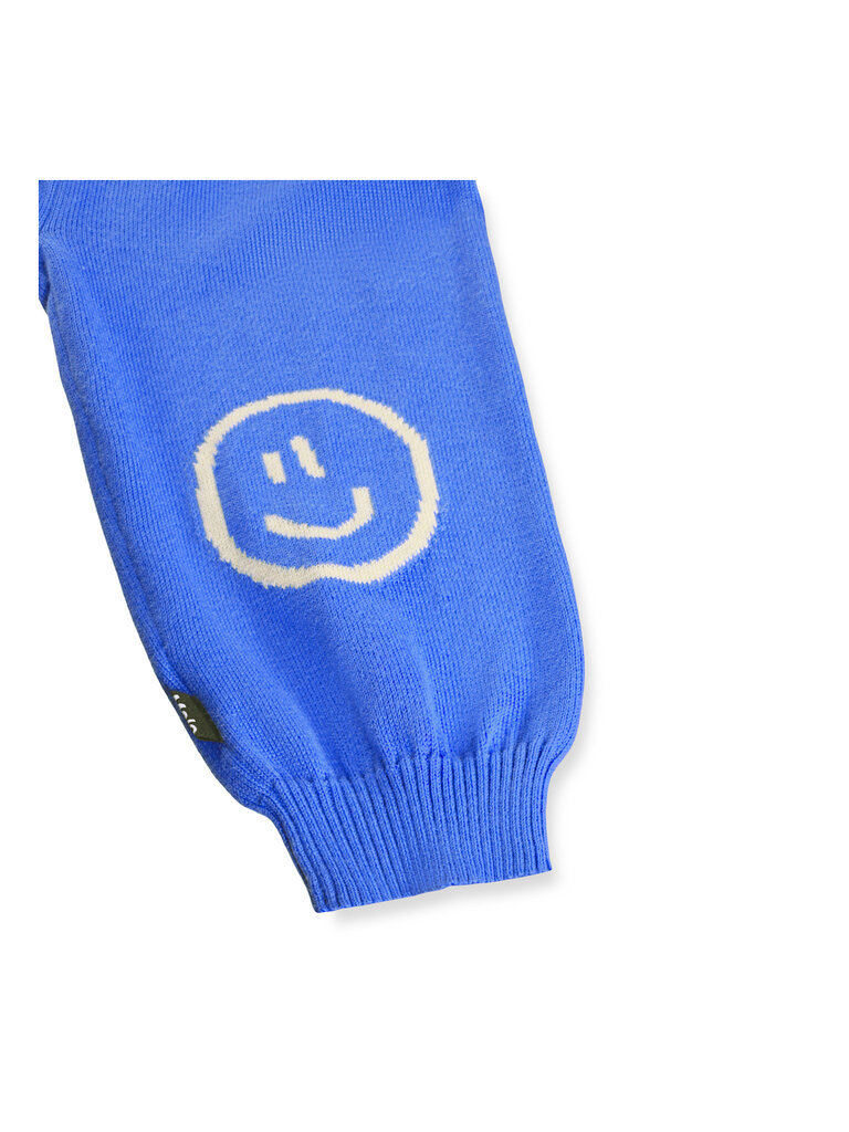 Molo Blue Tide Smiley Knit Set