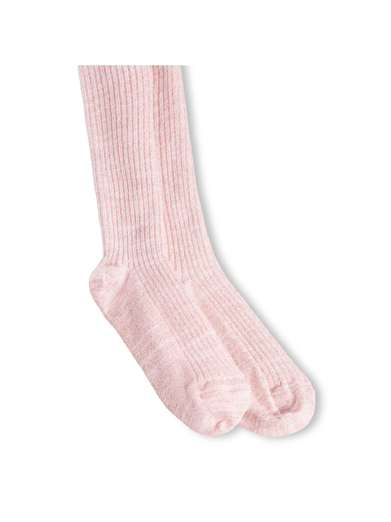 Molo Glitter Rib Tights - Cloud Pink