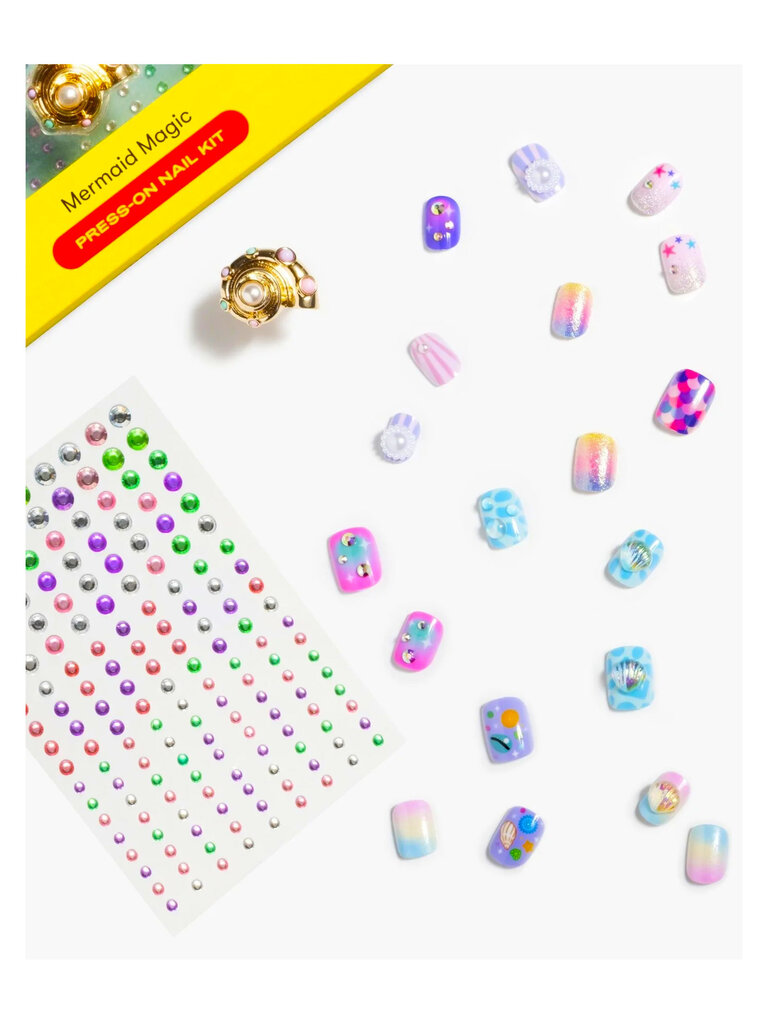 Super Smalls Mermaid Press On Nail Kit