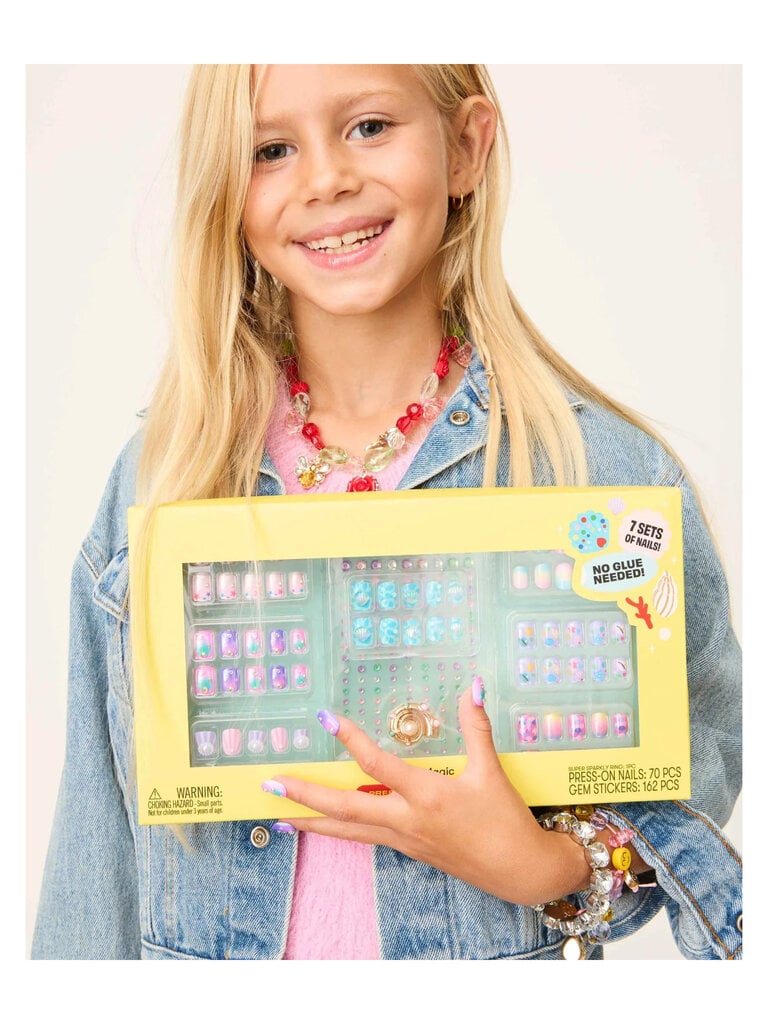 Super Smalls Mermaid Press On Nail Kit