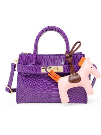 Zomi Gems Vivid Crocodile Pony Handbag