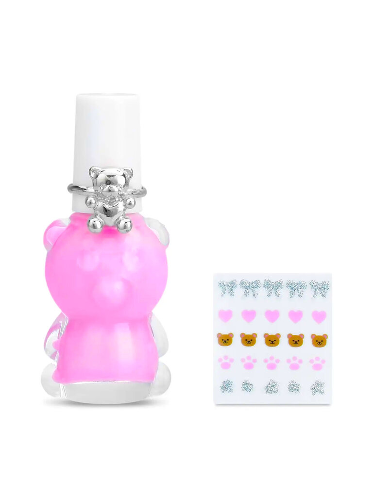 Iscream Beary Cute Nail Polish Ring Set