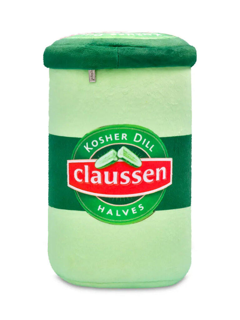 Iscream Claussen Pickles Packaging Plush