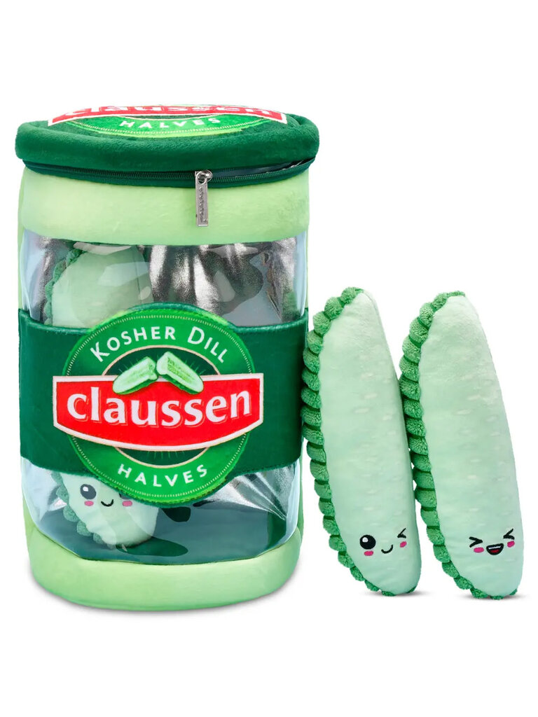 Iscream Claussen Pickles Packaging Plush