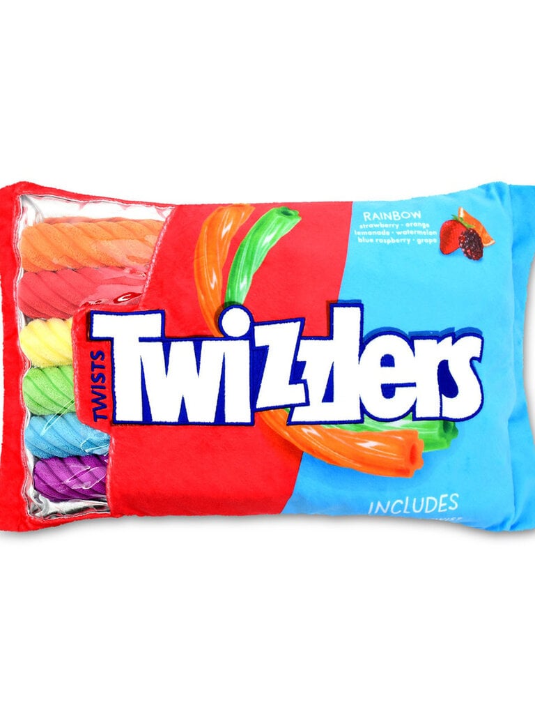 Iscream Rainbow Twizzlers Packaging Fleece Plush