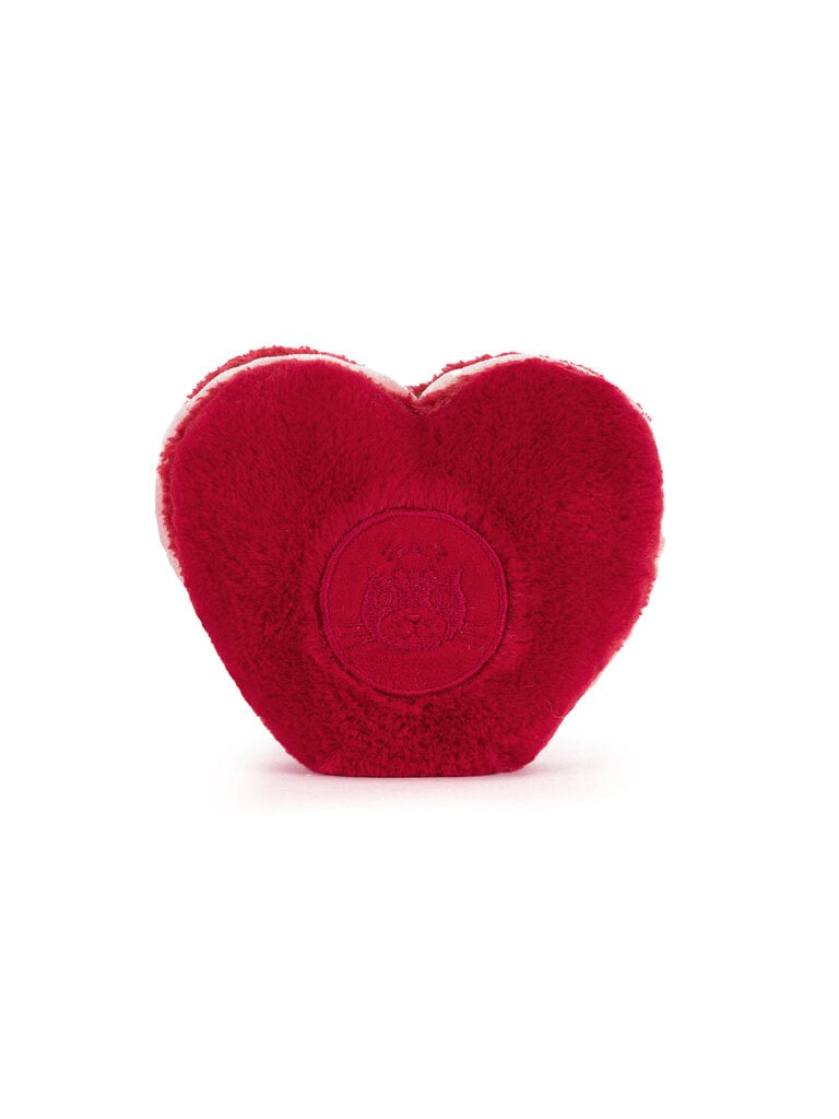 Jellycat Amuseables Arlette Heart Macaron Red