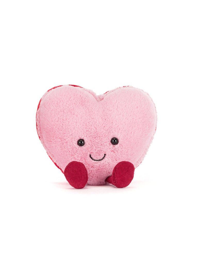 Jellycat Amuseables Colette Heart Macaron Pink