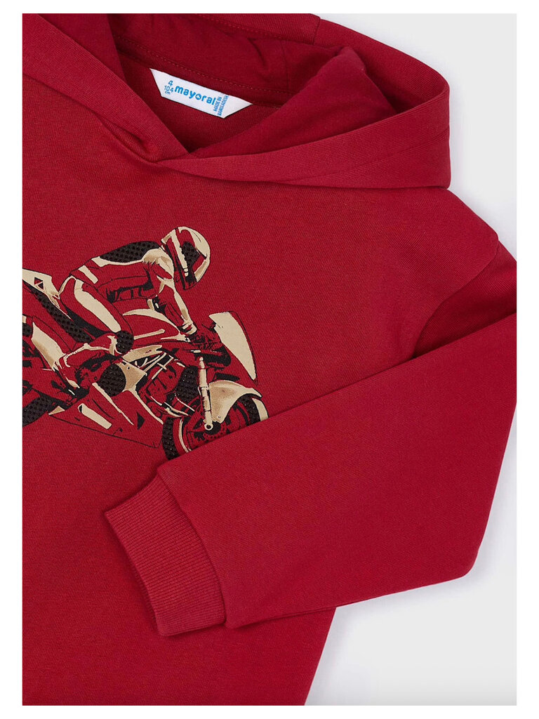 Mayoral Boys Red Moto Hoodie