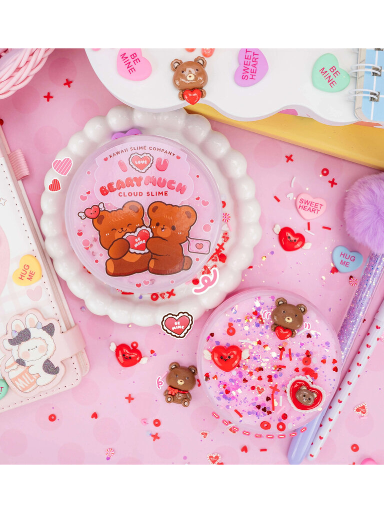 Kawaii Slime I Love You Beary Much Cloud Slime