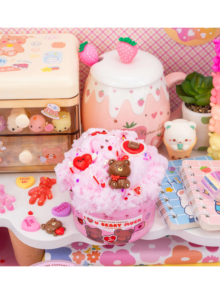 Kawaii Slime I Love You Beary Much Cloud Slime