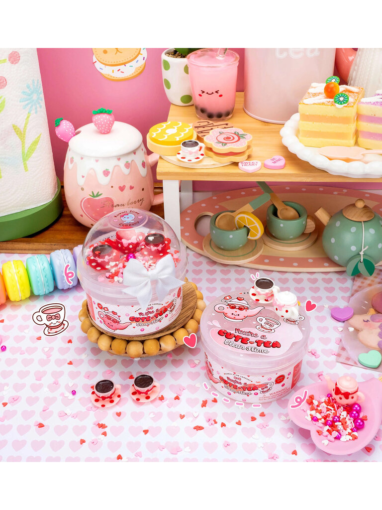 Kawaii Slime You're A Cute Tea Clear Slime