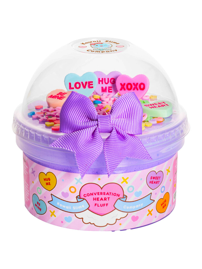 Kawaii Slime Conversation Heart Fluff Slime
