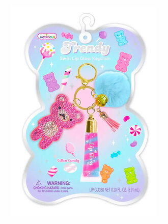 Hot Focus Gummy Bear Lip Gloss with Keychain