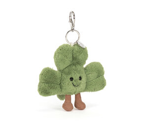Jellycat Amuseables Siofra Shamrock Bag Charm - Pumpkin and Bean